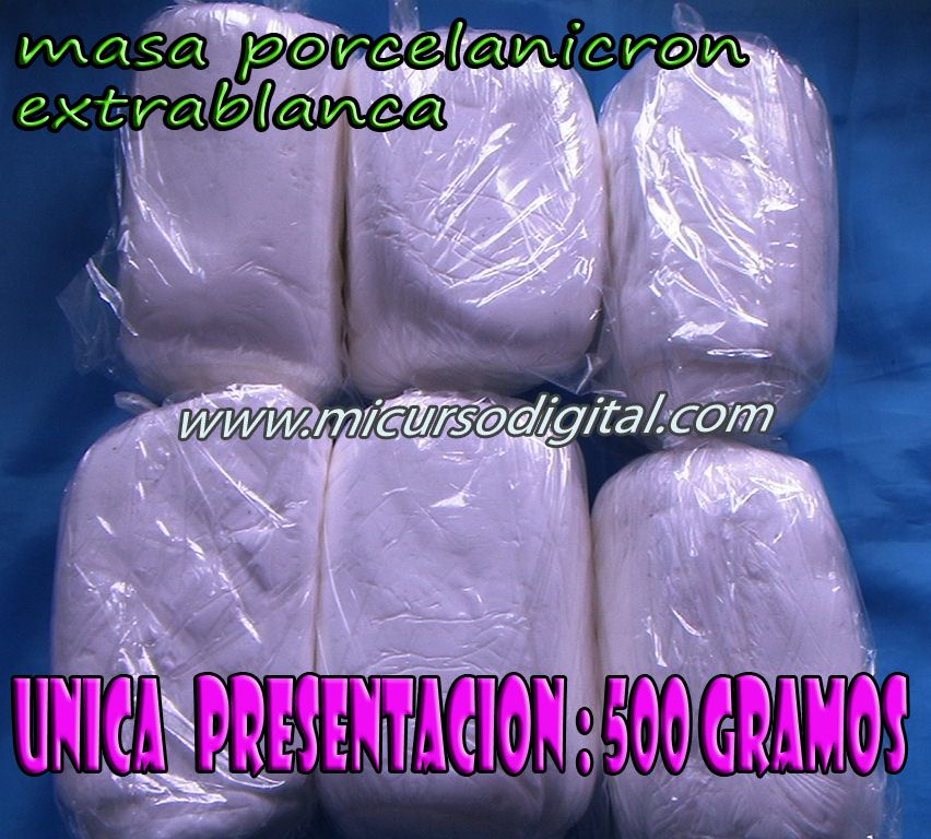 masa porcelanicron, pasta flexible,masa porcelana fria, fimo